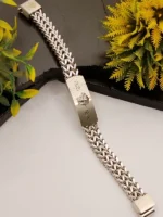 Luxury Greek Myth Medusa Men's Silver Bracelet - Image 6