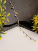 Silver Plated Butterfly & Heart Charm Bracelet for Women - Image 5