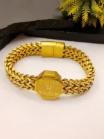 Rolex Style Gold Plated Bracelet for Men - Luxury Wristwear
