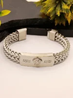 Luxury Greek Myth Medusa Men's Silver Bracelet