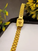 Versace Medusa Watch-Style Gold Plated Bracelet - Men's Luxury - Image 2