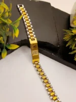 Rolex Diamond Presidential Silver & Gold Bracelet - Two Tone Luxury - Image 4