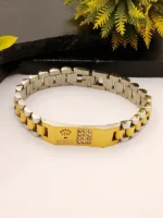 Rolex Diamond Presidential Silver & Gold Bracelet - Two Tone Luxury - Image 2