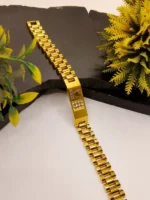 Rolex Diamond Presidential Gold Bracelet - Luxury Men's Jewelry - Image 4