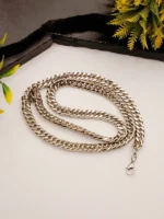 Bold Cuban Link Silver Chain for Men – Thick Heavy Silver Necklace with Mirror Polish - Image 5