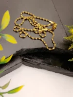 Gold Twisted Rope Chain Necklace – Delicate Spiral Unisex Design - Image 4